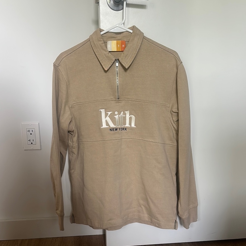 Kith Tan Quarter-Zip Pullover